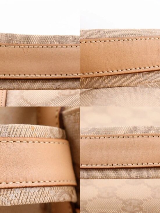 GUCCI Backpack Backpack Daypack 003.0242 beige GG canvas Women